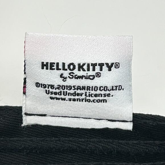 Hello Kitty Cafe Dad Hat Baseball Cap Las Vegas Sanrio 6 Panel Strapback Black - Picture 11 of 12